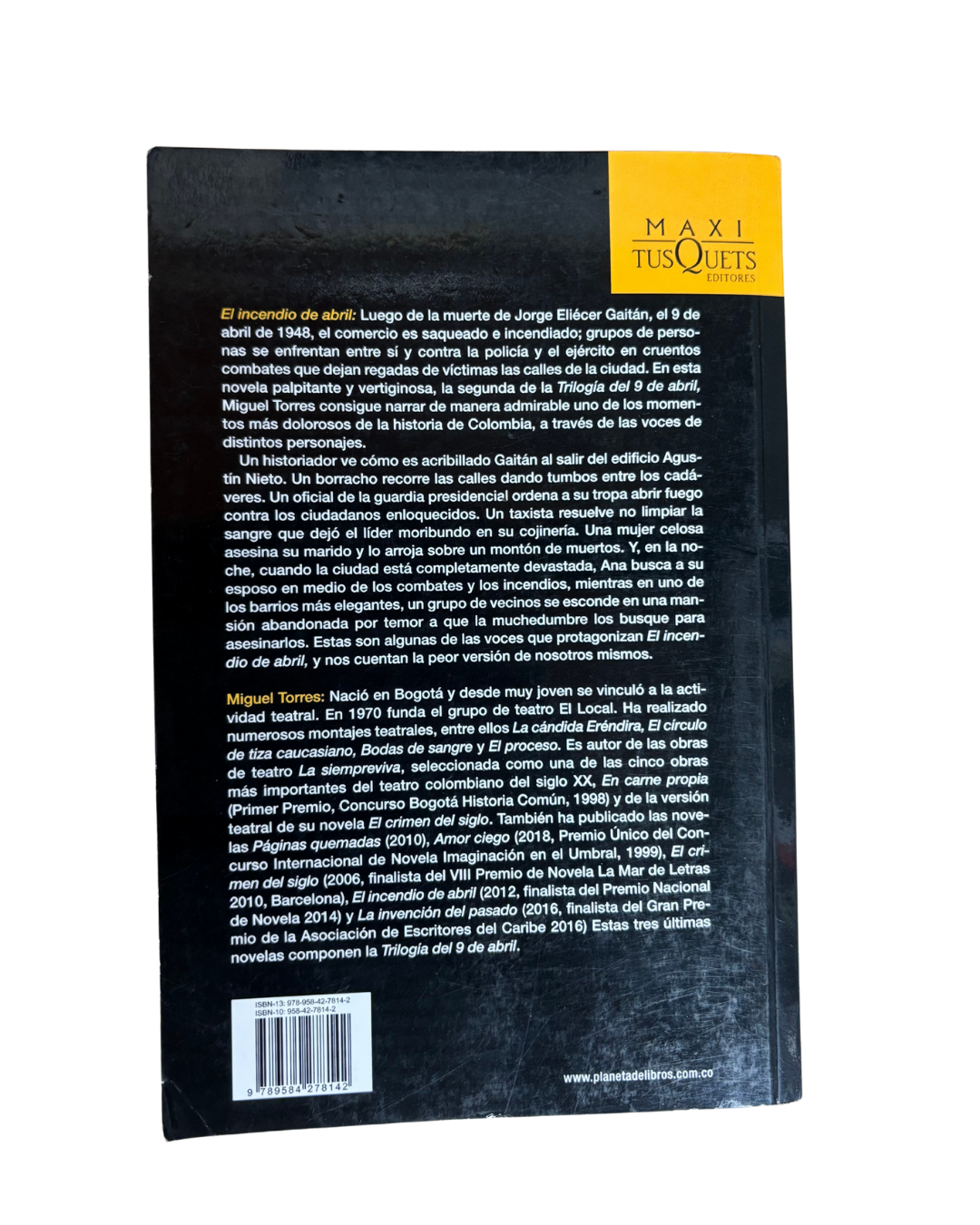 El incendio de abril - Miguel Torres