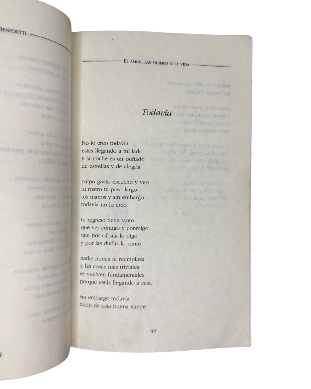 El Amor Las Mujeres Y La Vida Mario Benedetti