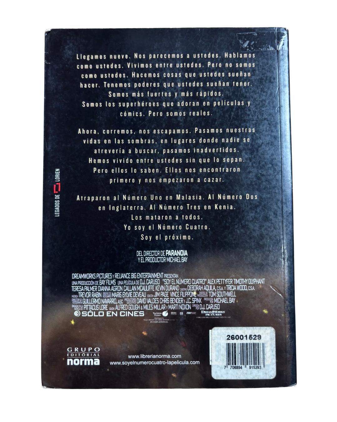 Soy el numero cuatro - Pittacus Lore