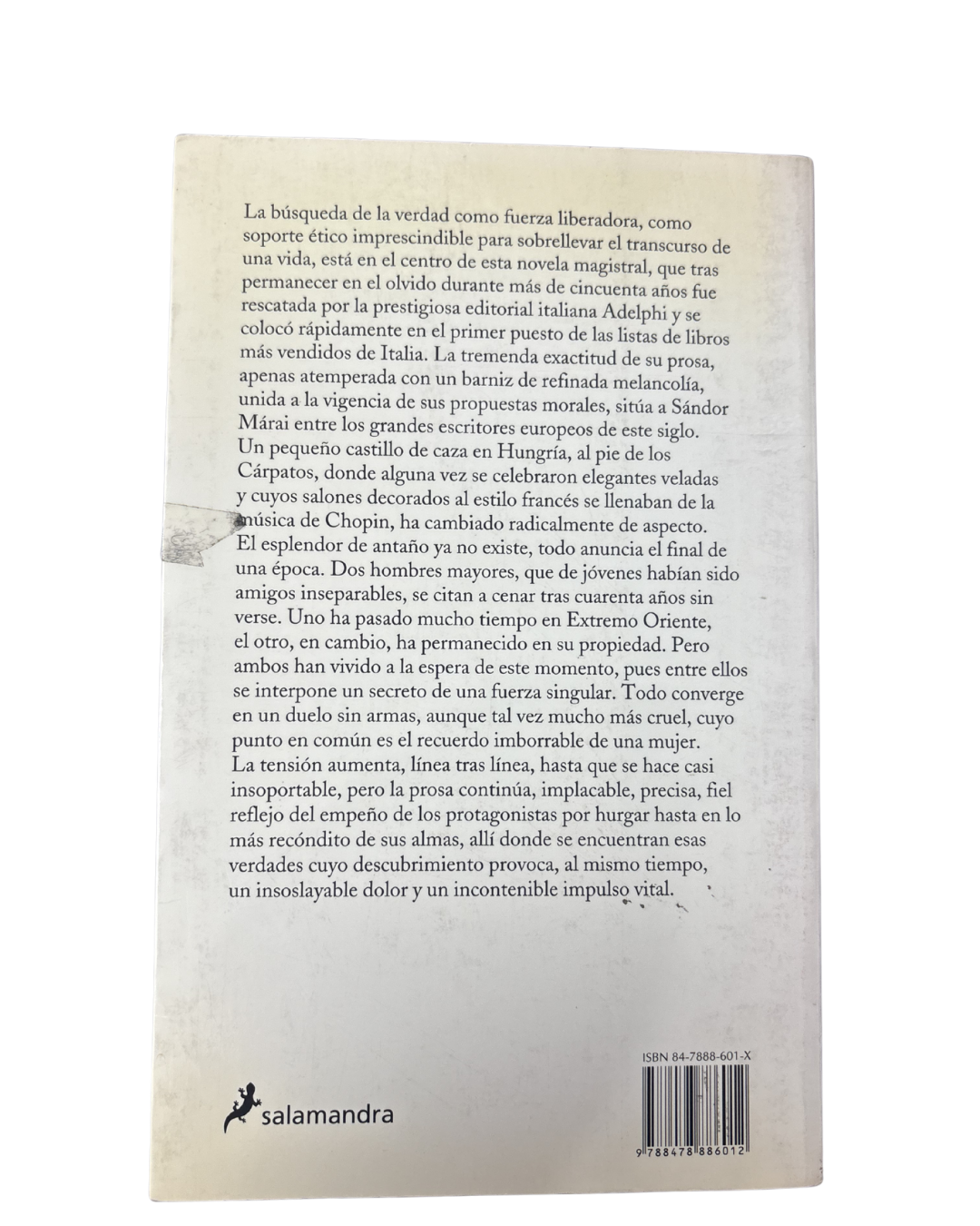 El último encuentro - Sándor Márai