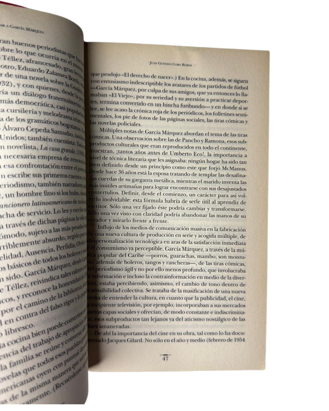 Lecturas convergentes, Juan Gustavo Cobo Borda