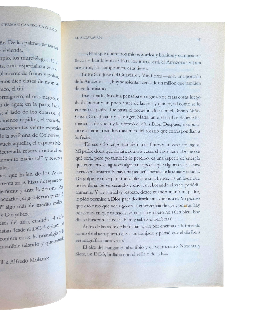 El alcaraván, Germán Castro Caycedo