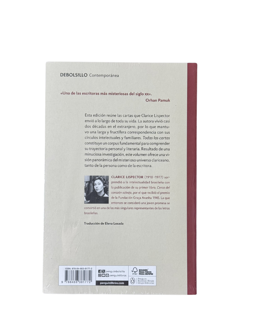Todas las cartas - Clarice Lispector