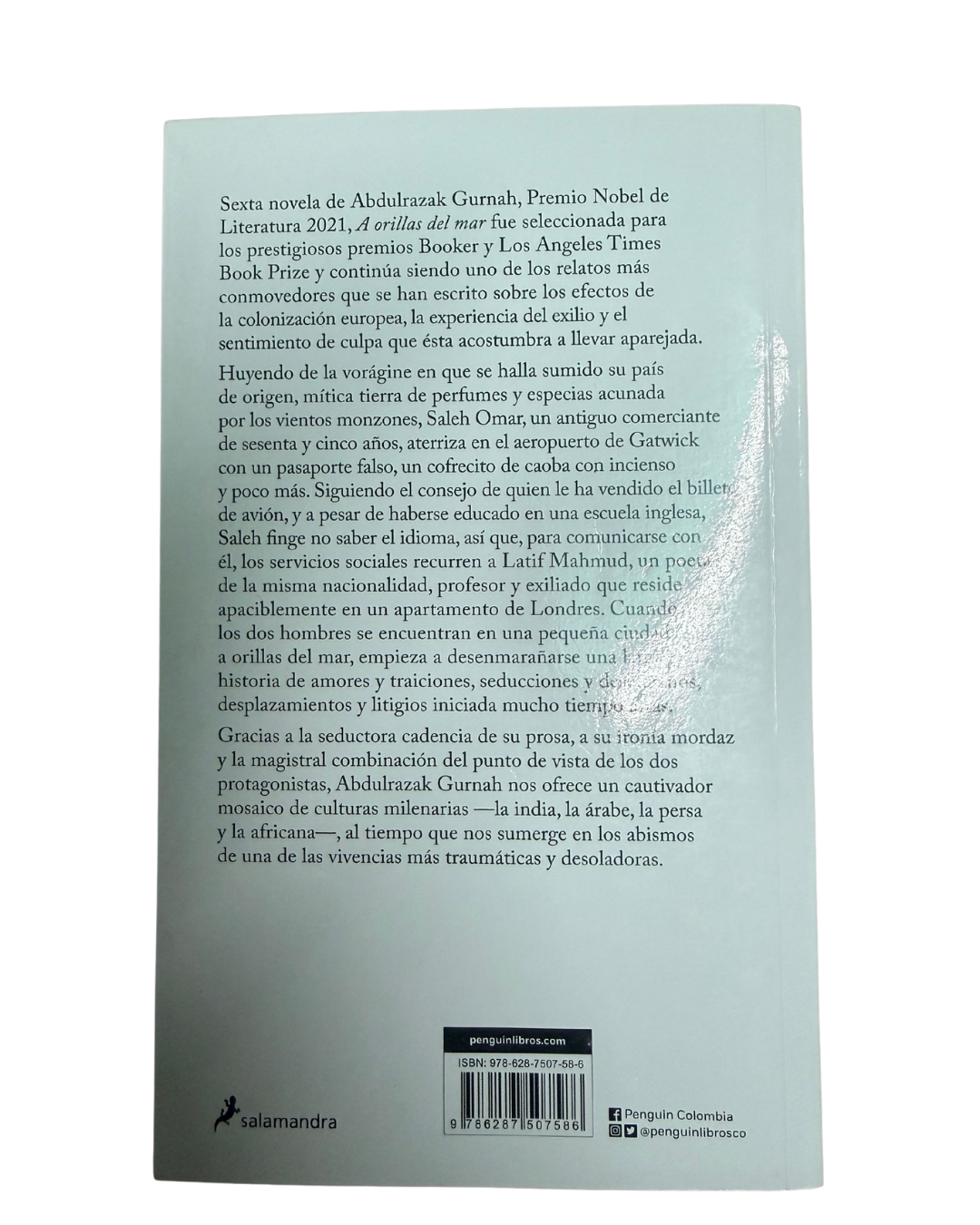 A orillas del mar de Abdulrazak Gurnah