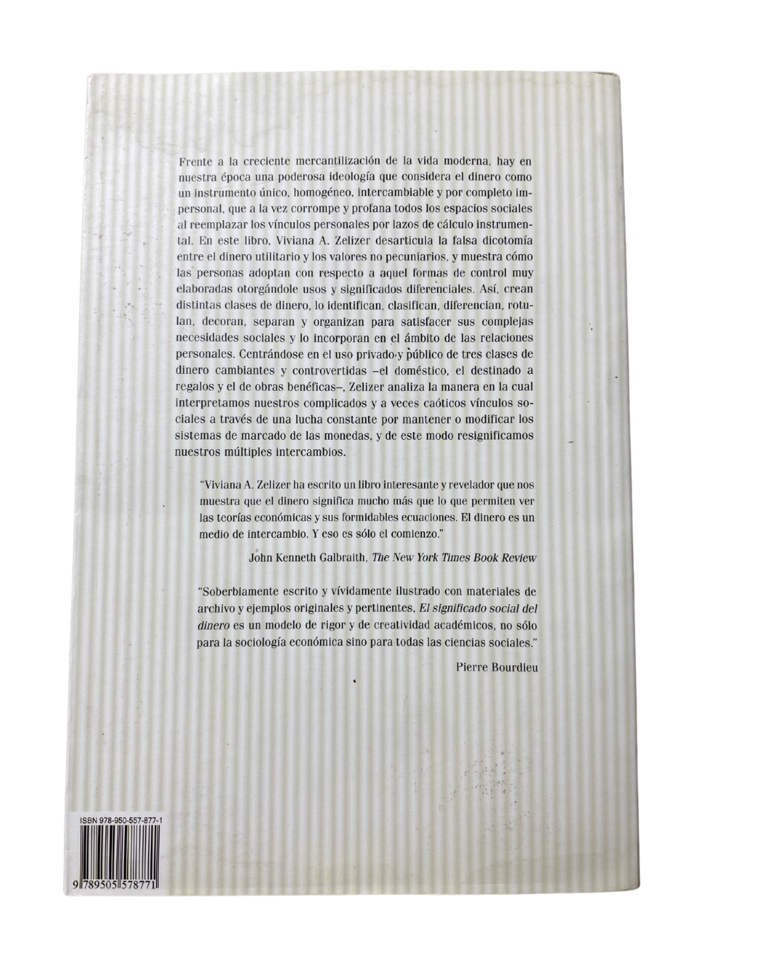 El significado social del dinero - Viviana A. Zelizer