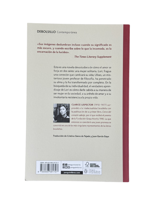 Aprendizaje o el libro de los placeres - Clarice Lispector