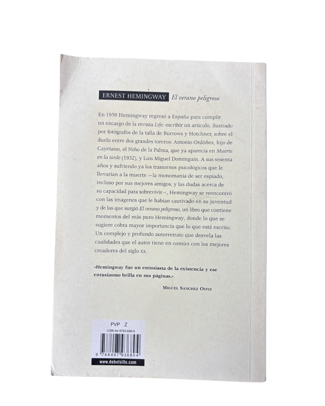El verano peligroso - Ernest Hemingway