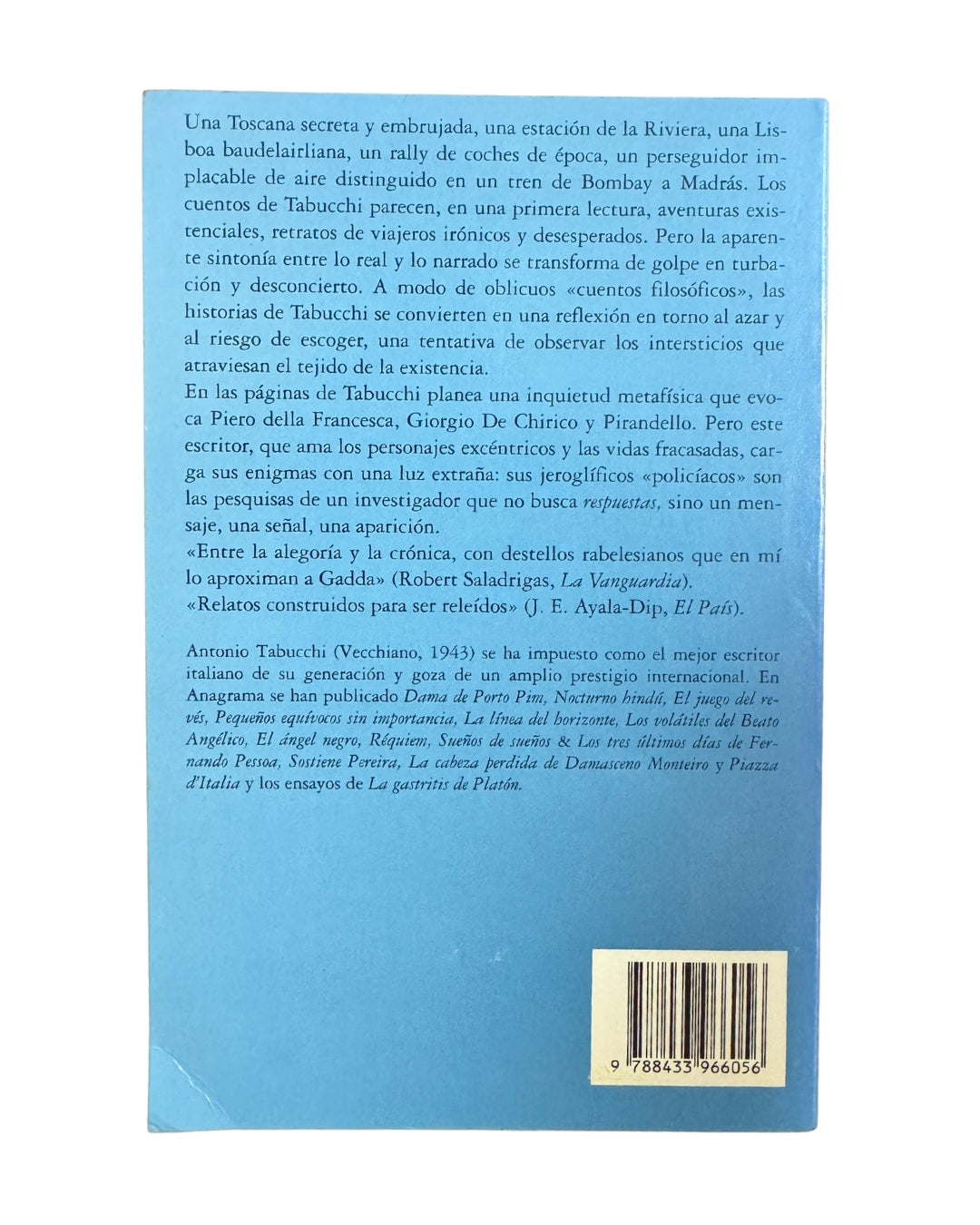 El Ángel Negro - Antonio Tabucchi