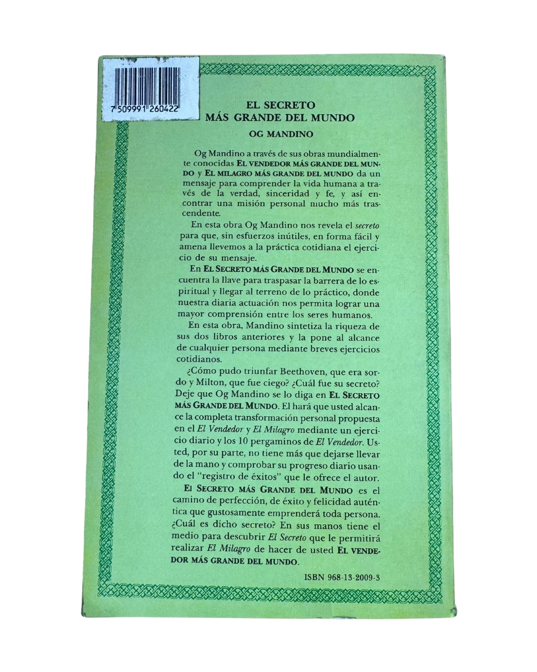 El Secreto Más Grande Del Mundo - OG Mandino