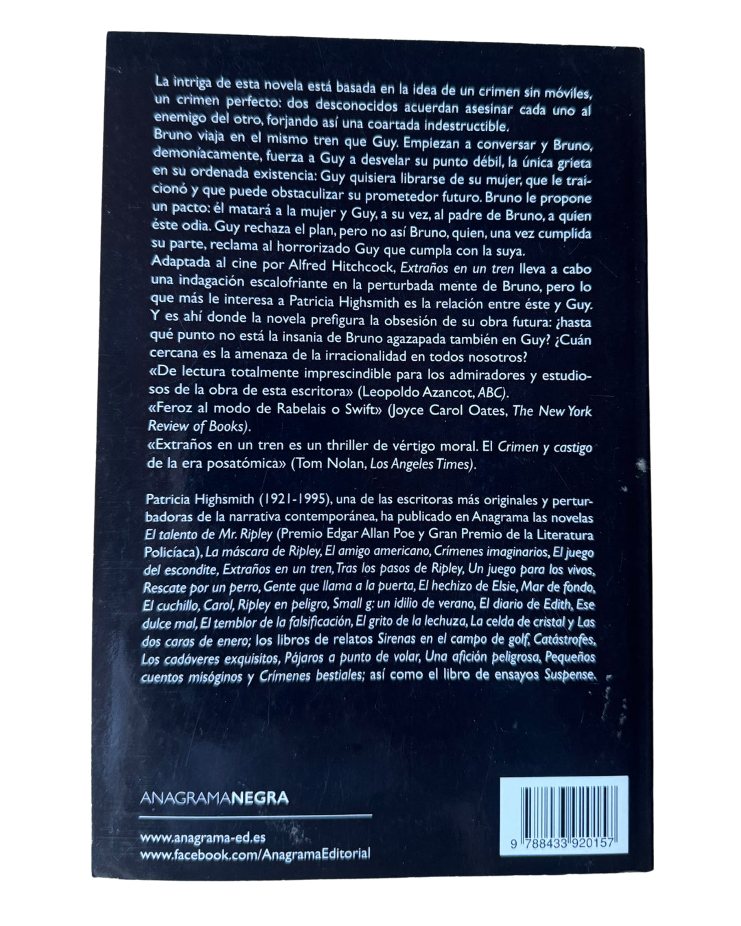 Extraños En Un Tren - Patricia Highsmith
