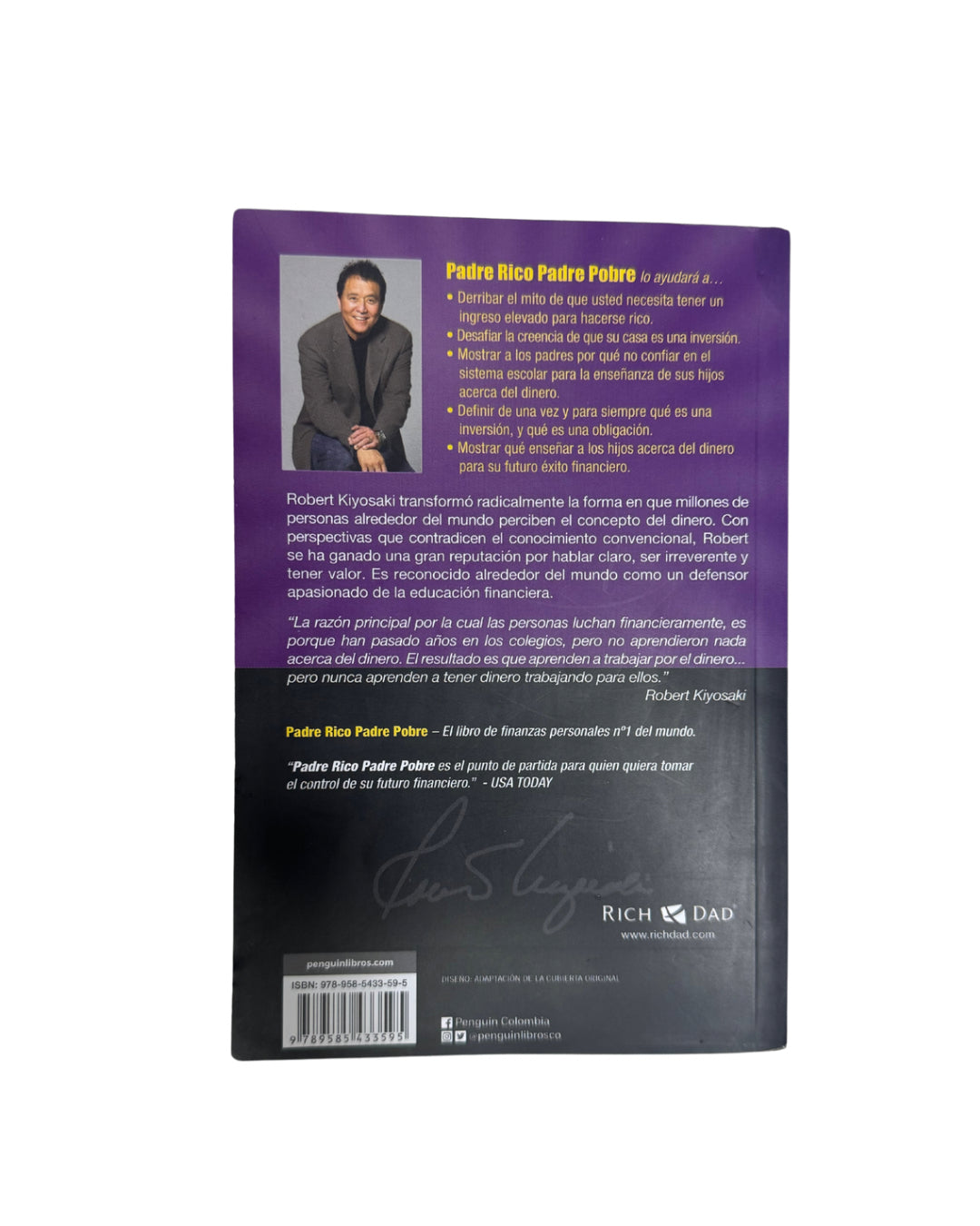 Padre rico padre pobre, Robert T. Kiyosaki