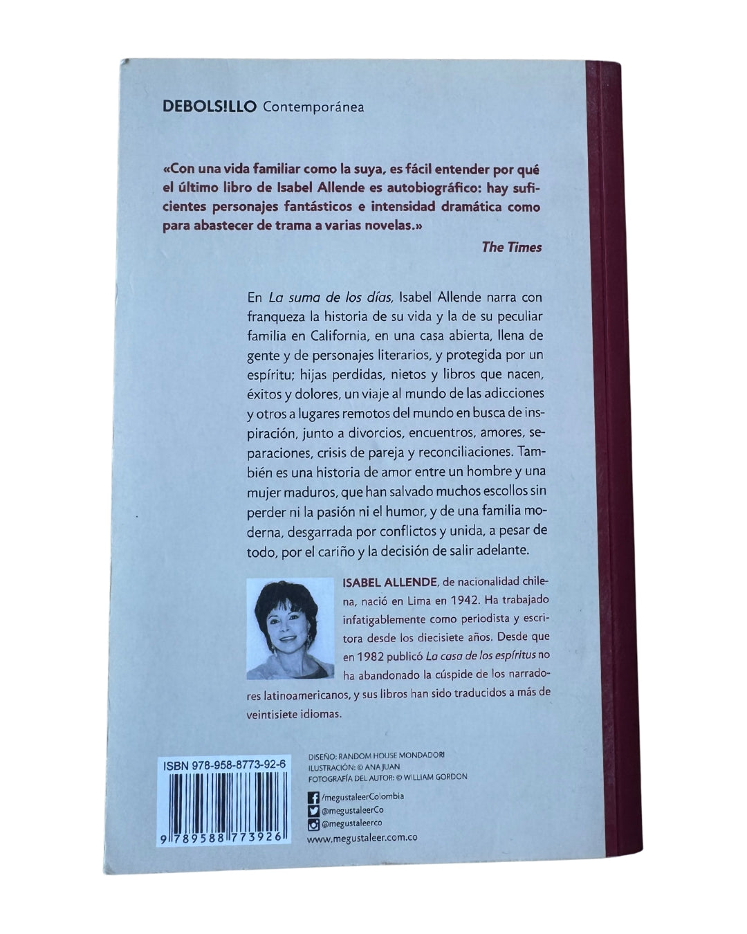 La Suma De Los Días - Isabel Allende