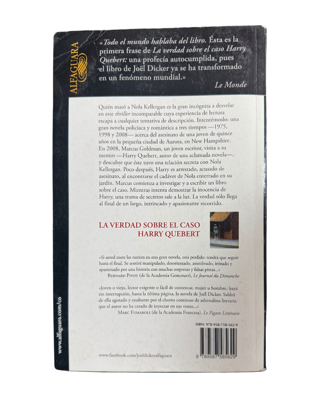 La Verdad Sobre El Caso Harry Quebert - Joel Dicker