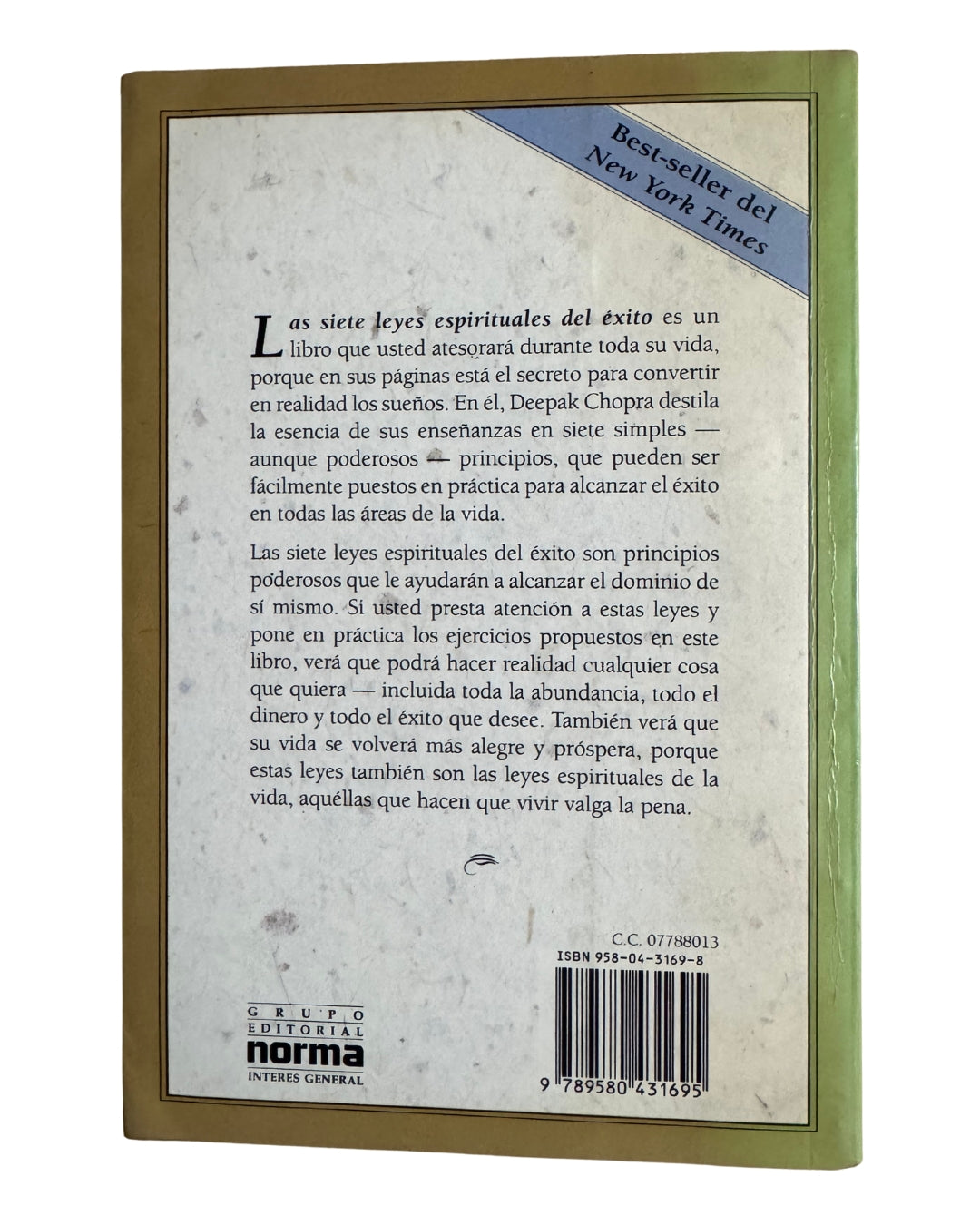 Las Siete Leyes Espirituales Del Exito - Deepak Chopra