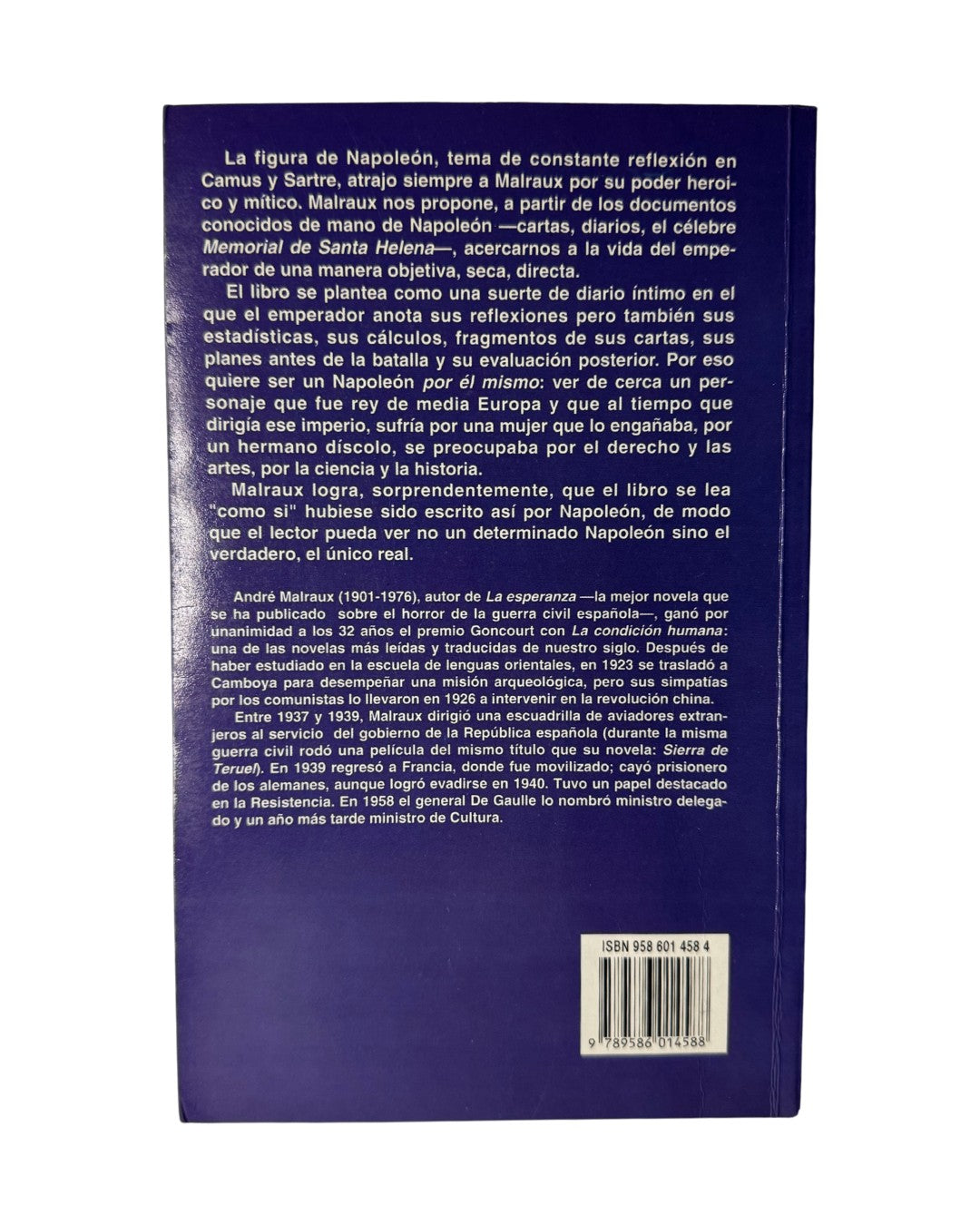 VIDA DE NAPOLEON,André Malraux