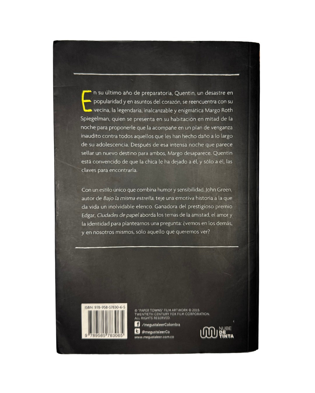 Ciudades De Papel , John Green