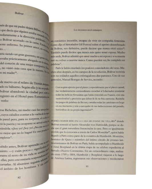 Bolivar Libertador De America , Marie Arana