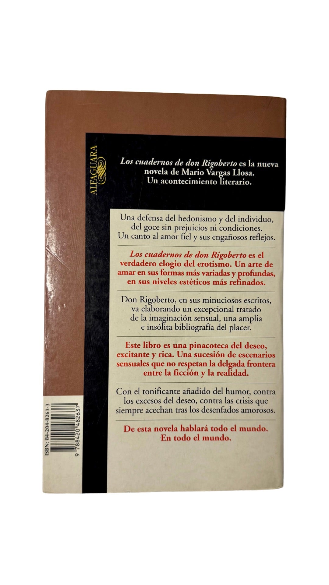 Los cuadernos de Don Rigoberto, Mario Vargas Llosa
