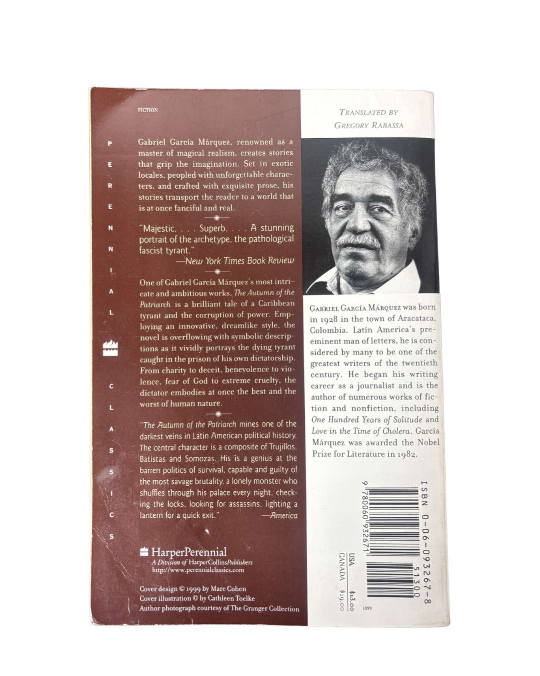 The autumn of the patriarch - Gabriel Garcia Marquez