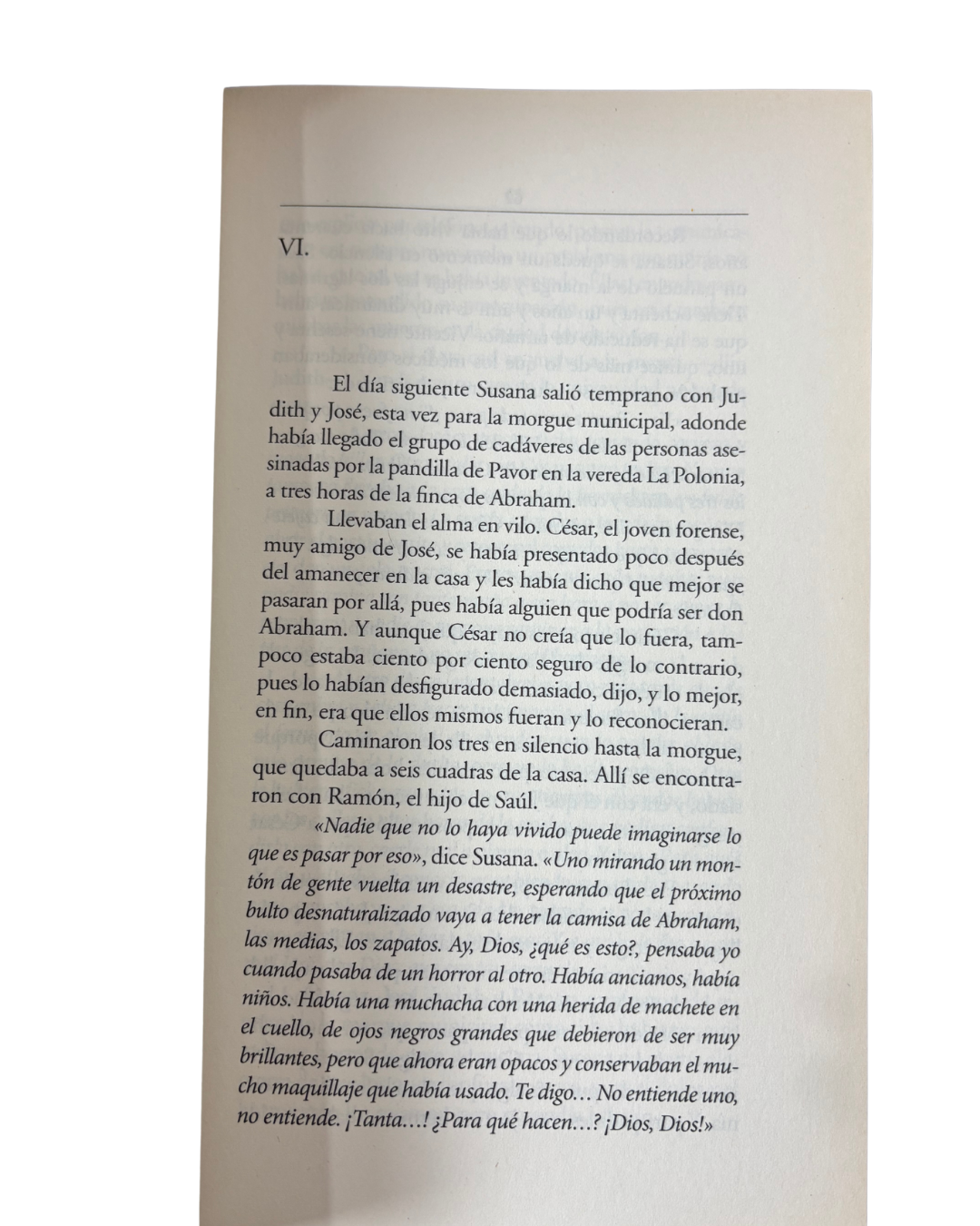 Abraham entre bandidos – Tomás González