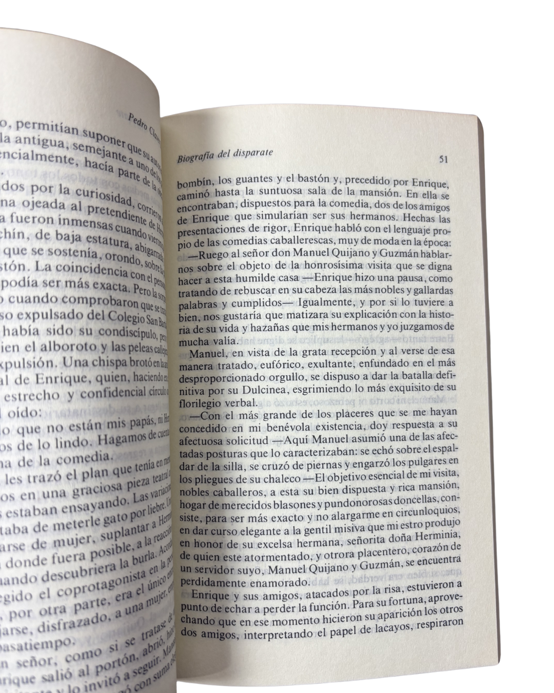 Biografia del disparate - Pedro Claver Téllez