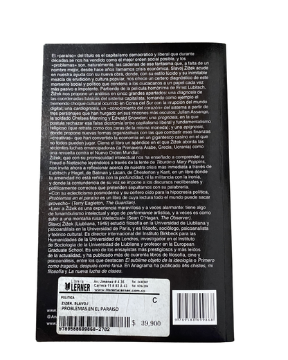 Problemas en el paraíso - Slavoj Zizek