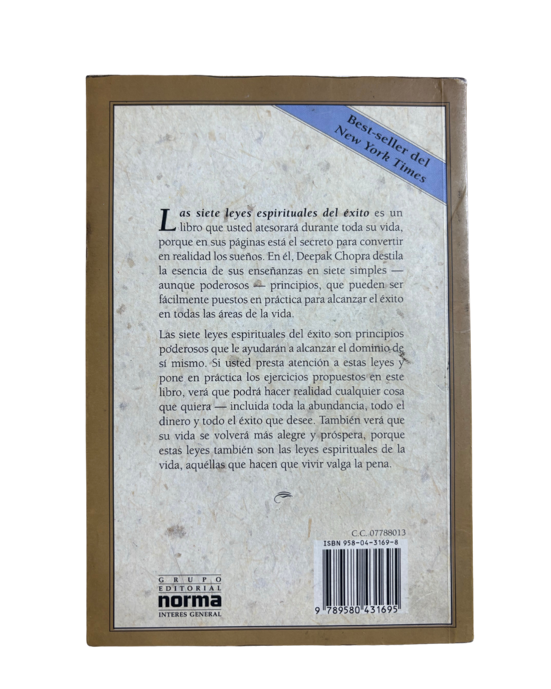 Las siete leyes espirituales del éxito - Deepak Chopra