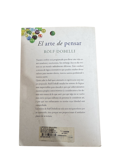 El arte de pensar – Rolf Dobelli