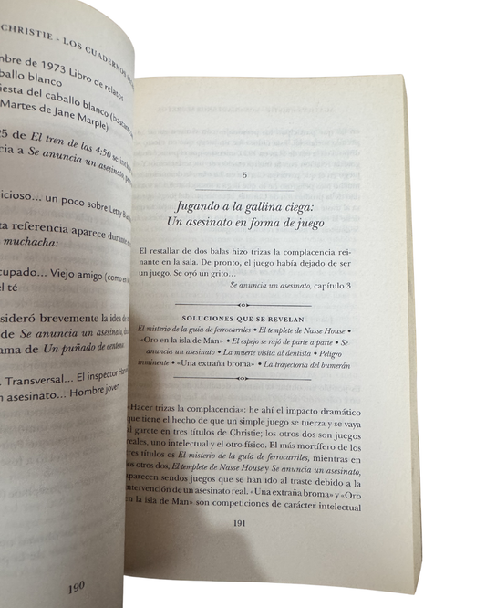 Los cuadernos secretos - Agatha Christie