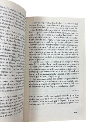 Diario de Ana Frank (edición escolar, de bolsillo, Ediciones B / Debolsillo)