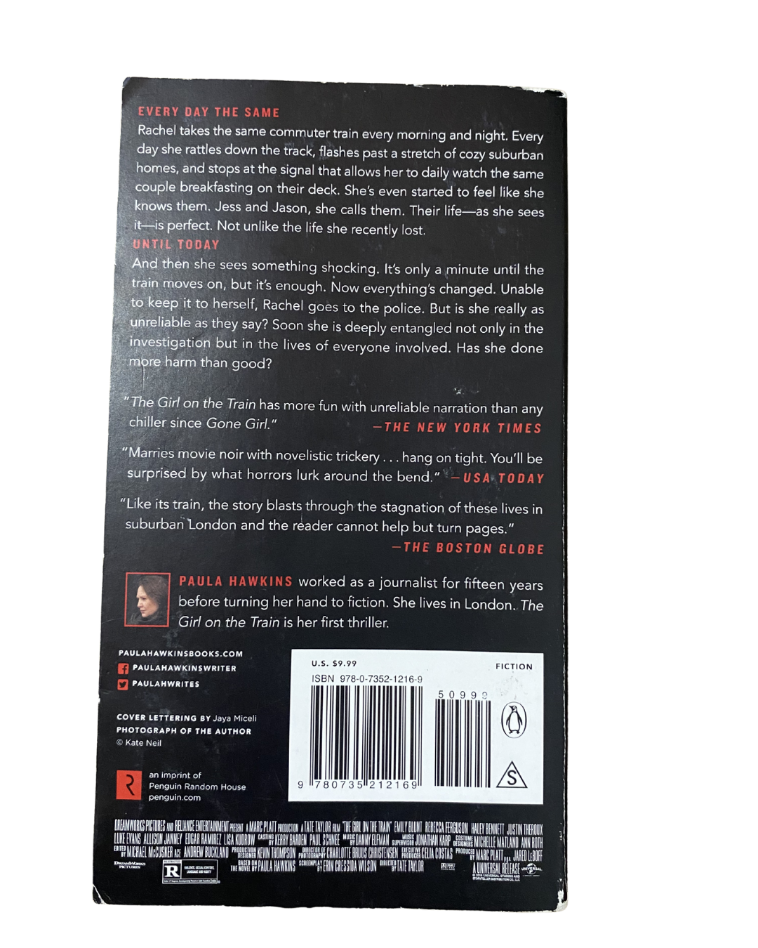 The Girl on the Train – Paula Hawkins