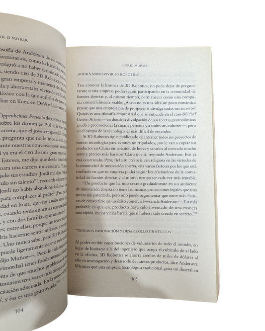 Crear o morir – Andrés Oppenheimer