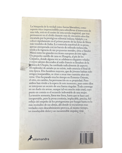 El último encuentro - Sándor Márai