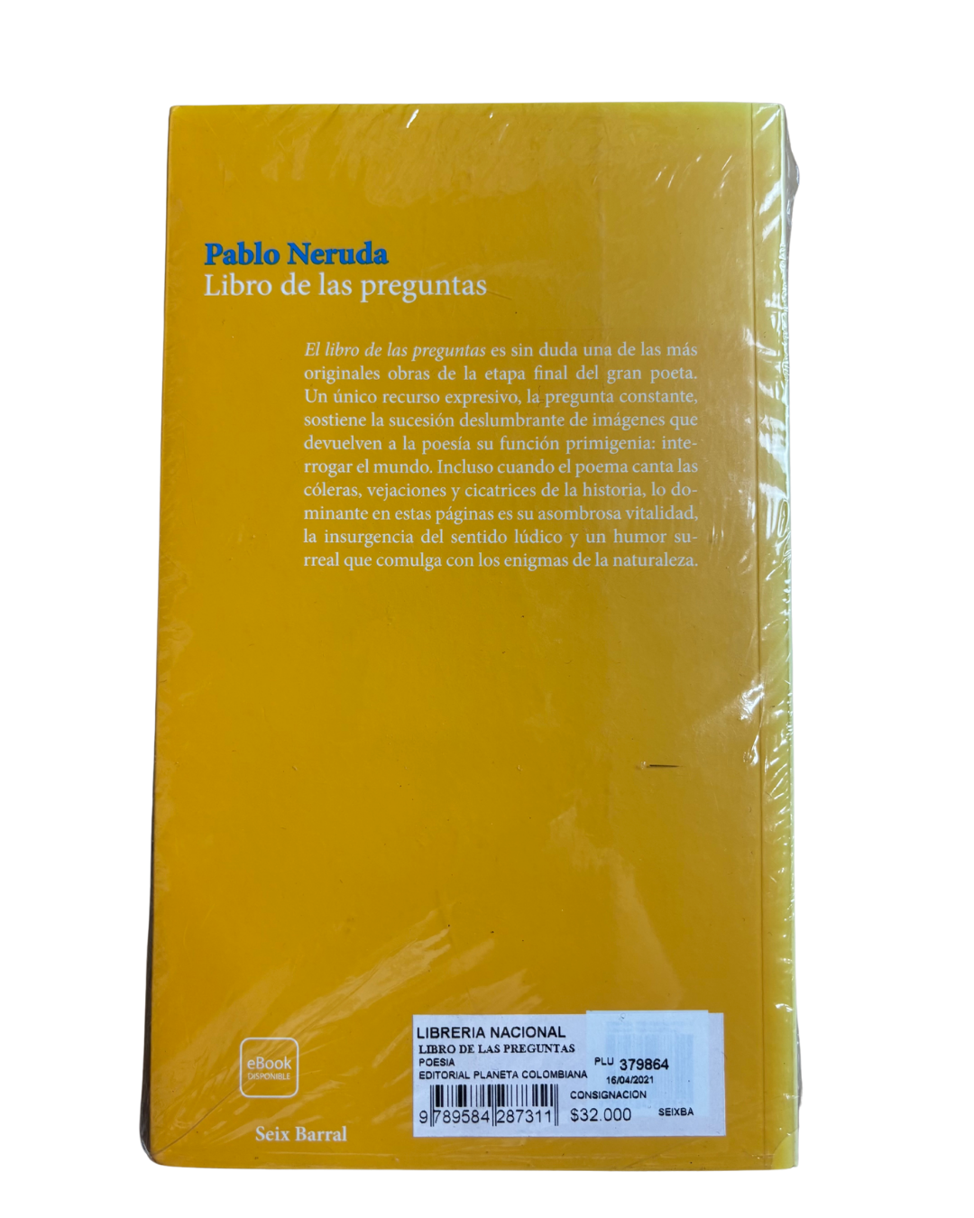 Neruda - Libro de las preguntas