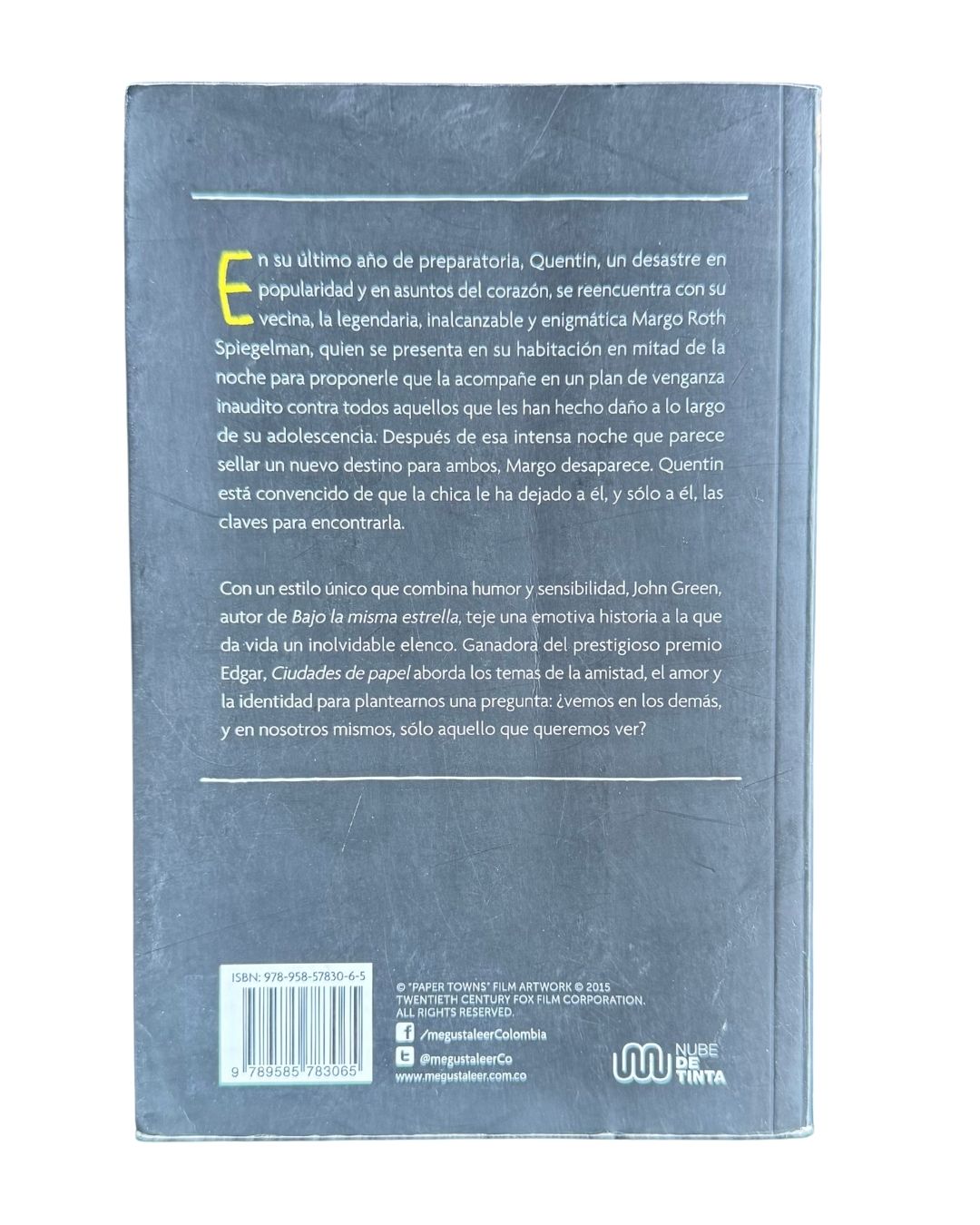 Ciudades de papel, John Green
