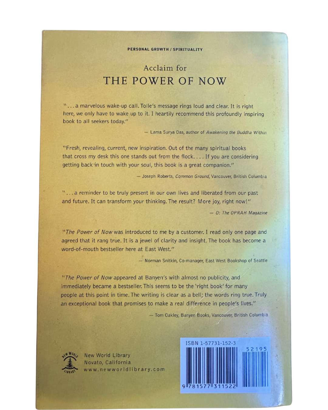 The Power Now - Eckhart Tolle