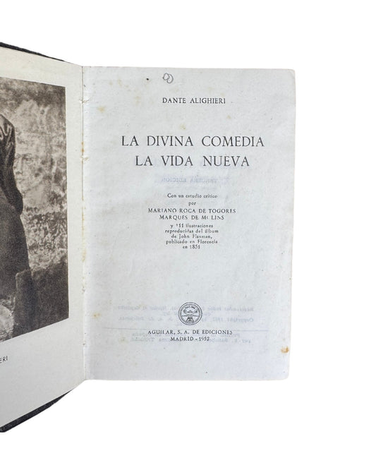 La divina comedia ; La vida nueva  Alighieri, Dante