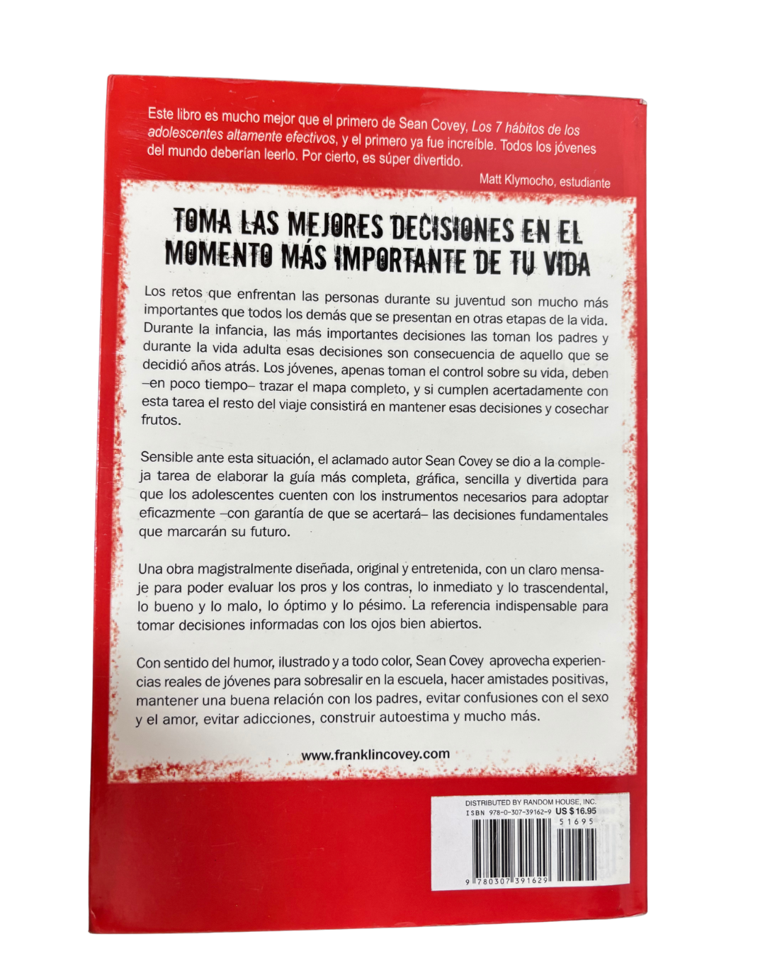 Las 6 decisiones más importantes de tu vida – Sean Covey Sinopsis