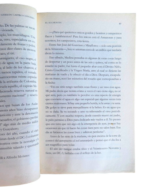 El alcaraván, Germán Castro Caycedo
