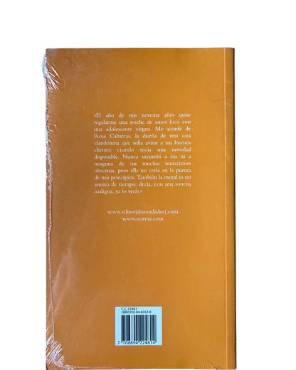 Memoria de mis putas tristes - Gabriel Garcia Marquez