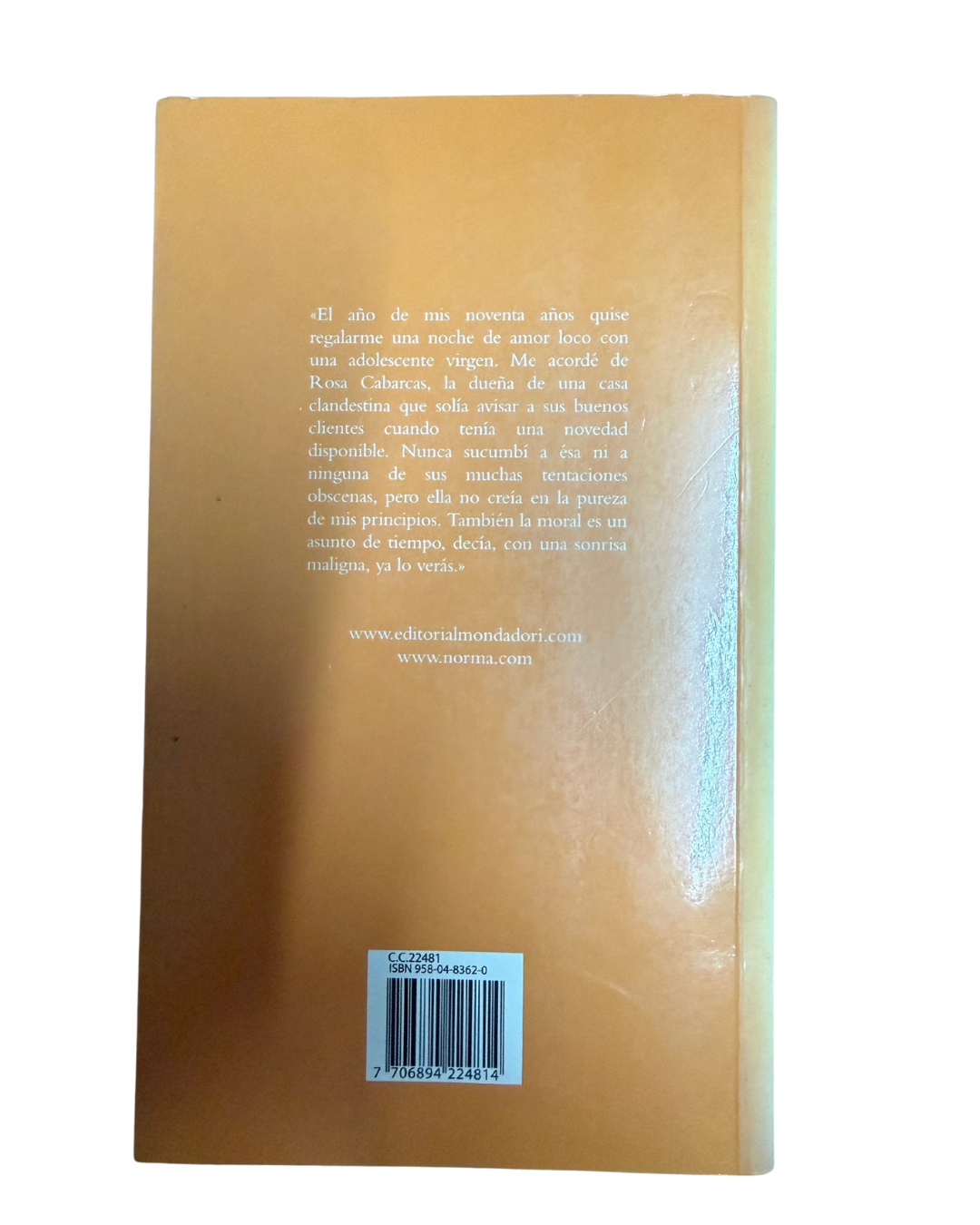 Memoria de mis putas tristes – Gabriel García Márquez