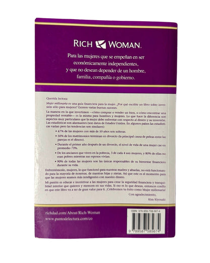 Mujer millonaria , Kim Kiyosaki