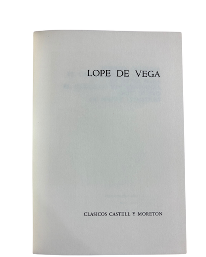 Lope de vega - Clásicos Castell y moretón