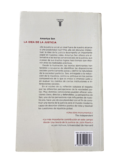 La idea de la justicia - Amartya Sen