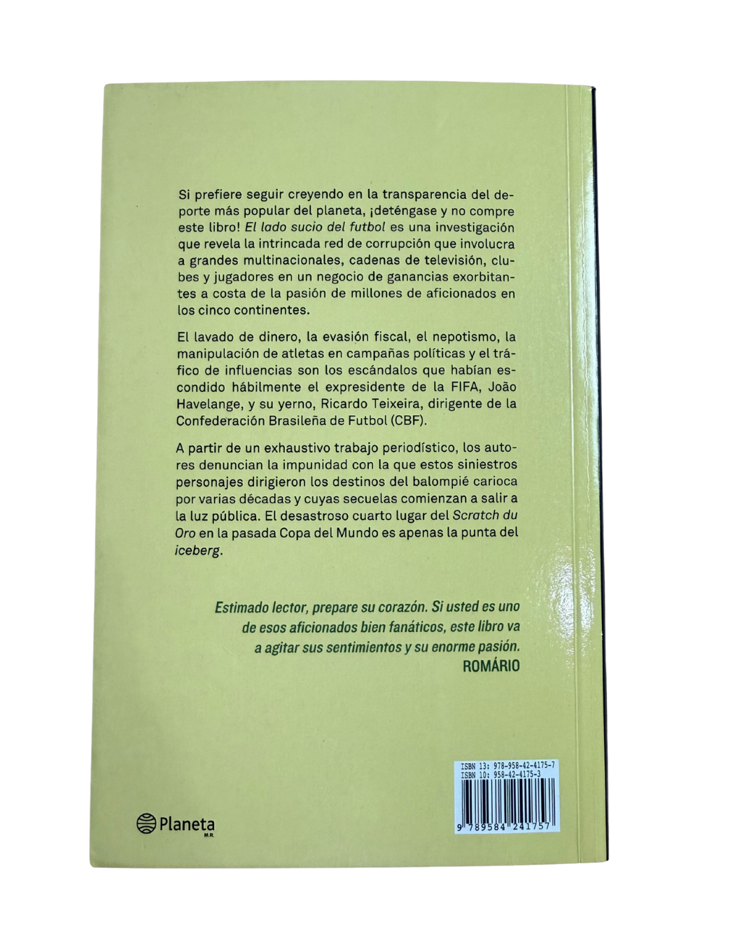 El lado sucio del futbol - Amaury Ribeiro