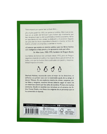 Estudio en escarlata - Sir Arthur Conan Doyle