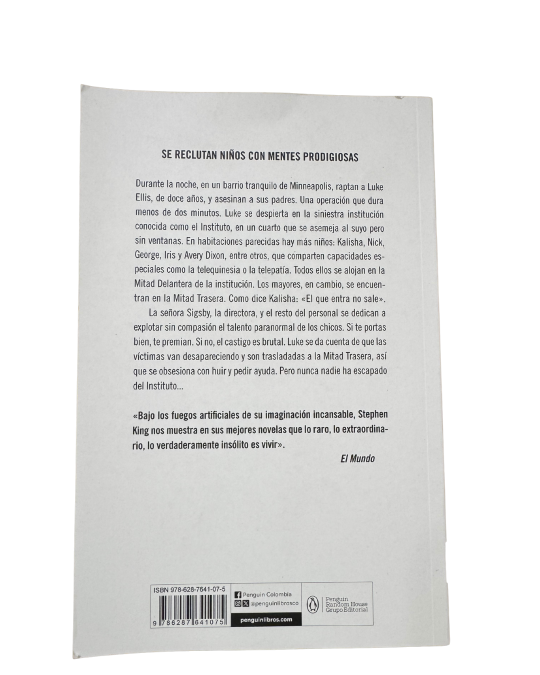 El instituto - Stephen King