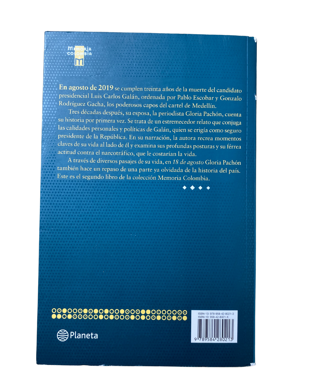 18 de agosto - Gloria Pachón de galan