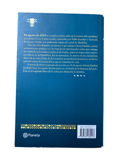 18 de agosto - Gloria Pachón de galan