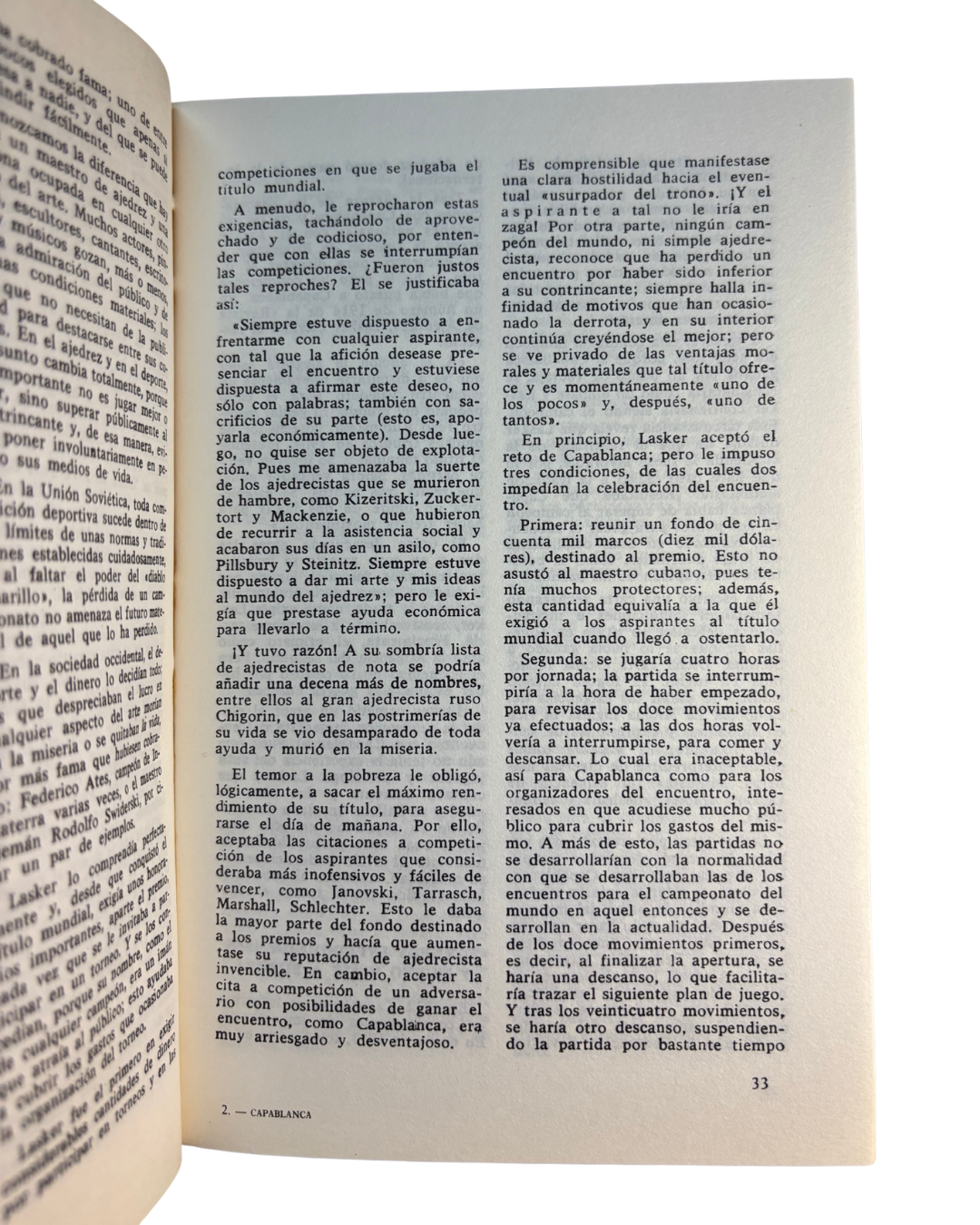 Capablanca – V. N. Panov